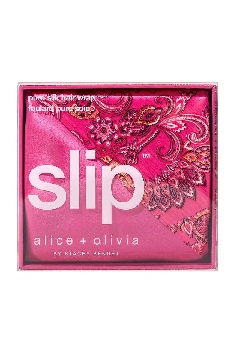 x Alice + Olivia Silk Hair Wrap, Main, color, SPRING TIME