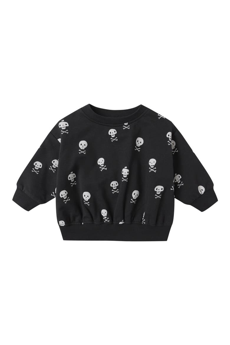 Kids' Relaxed Fleece Sweatshirt, Main, color, CROSSBONES
