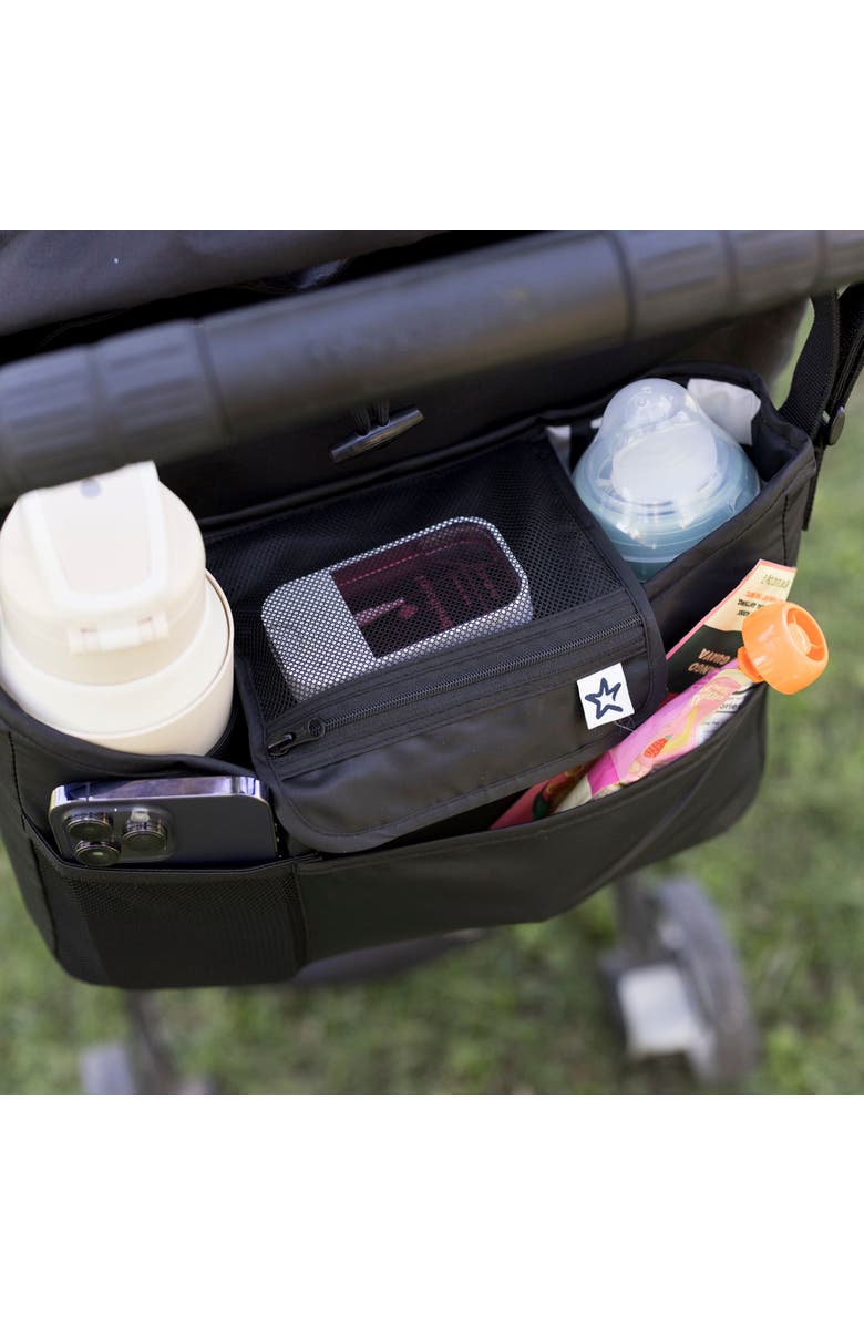Tiny Twinkle Universal Baby Stroller Organizer Caddy, Alternate, color, Black