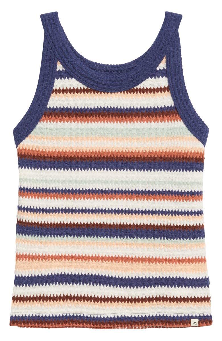 Rip Curl Bobbi Stripe Crop Tank, Alternate, color, Multicolor