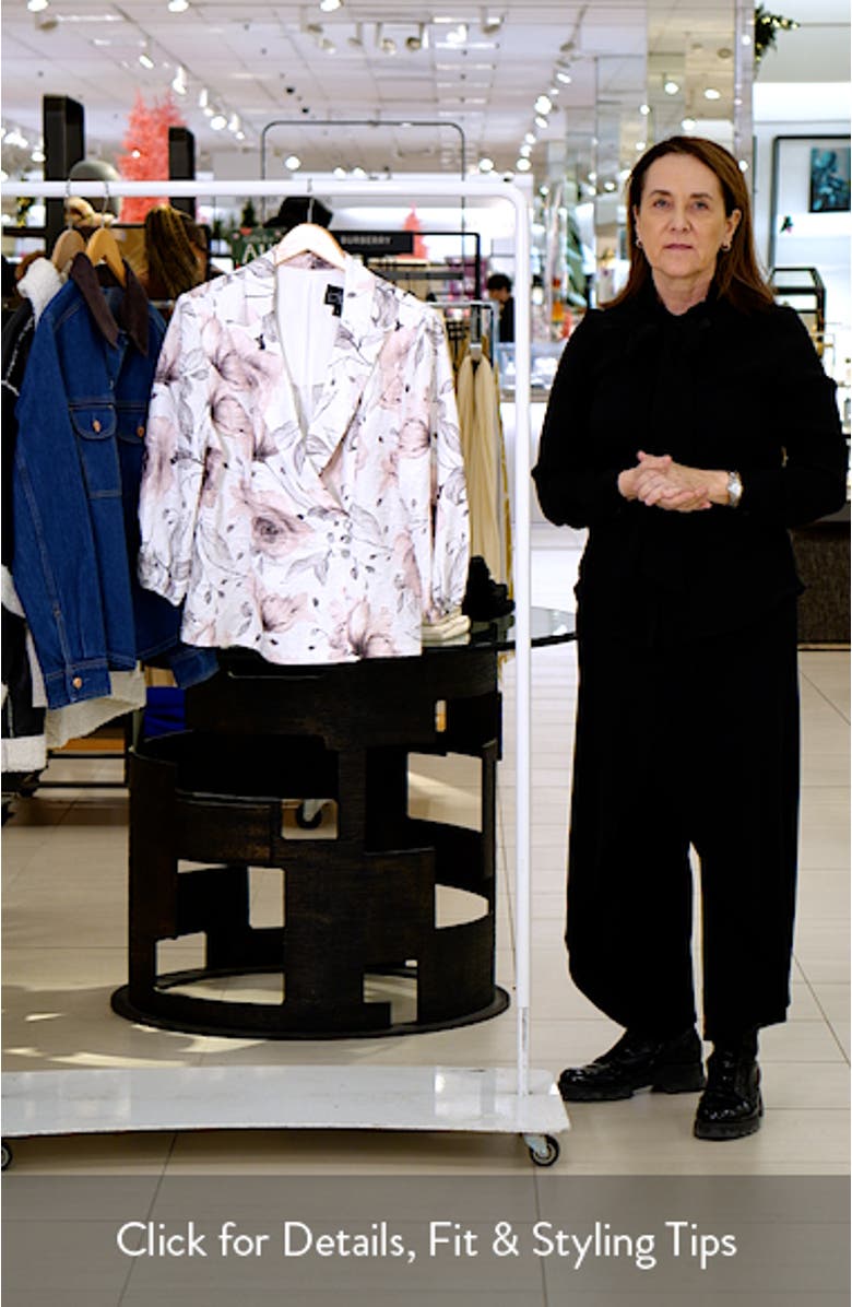 Print Jacquard Blazer, sales video thumbnail