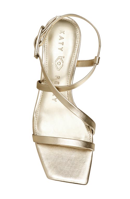 Shop Katy Perry The Wanderering Ankle Strap Sandal In Champagne