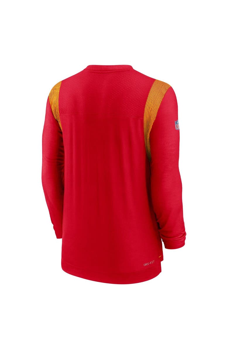 Nike Men's Nike Red Kansas City Chiefs Sideline Tonal Logo Performance Player Long Sleeve T-Shirt, Alternate, color, Red