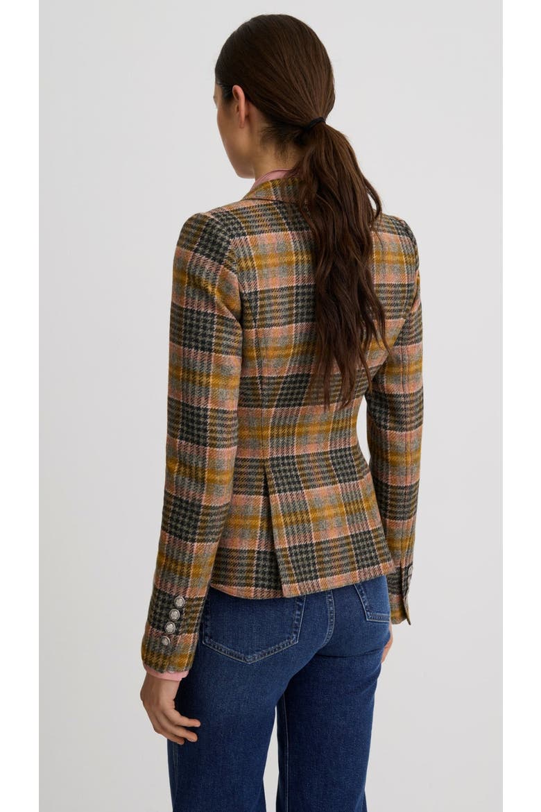One Button Blazer, Alternate, color, Rose Multi