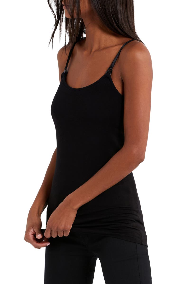 A PEA IN THE POD Luxe Clip Down Maternity/Nursing Camisole, Alternate, color, 