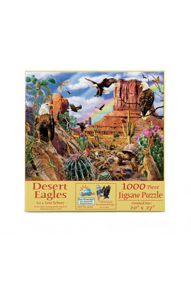 Desert Eagles 1000 piece Jigsaw Puzzle for Adults, Alternate, color, Multicolor