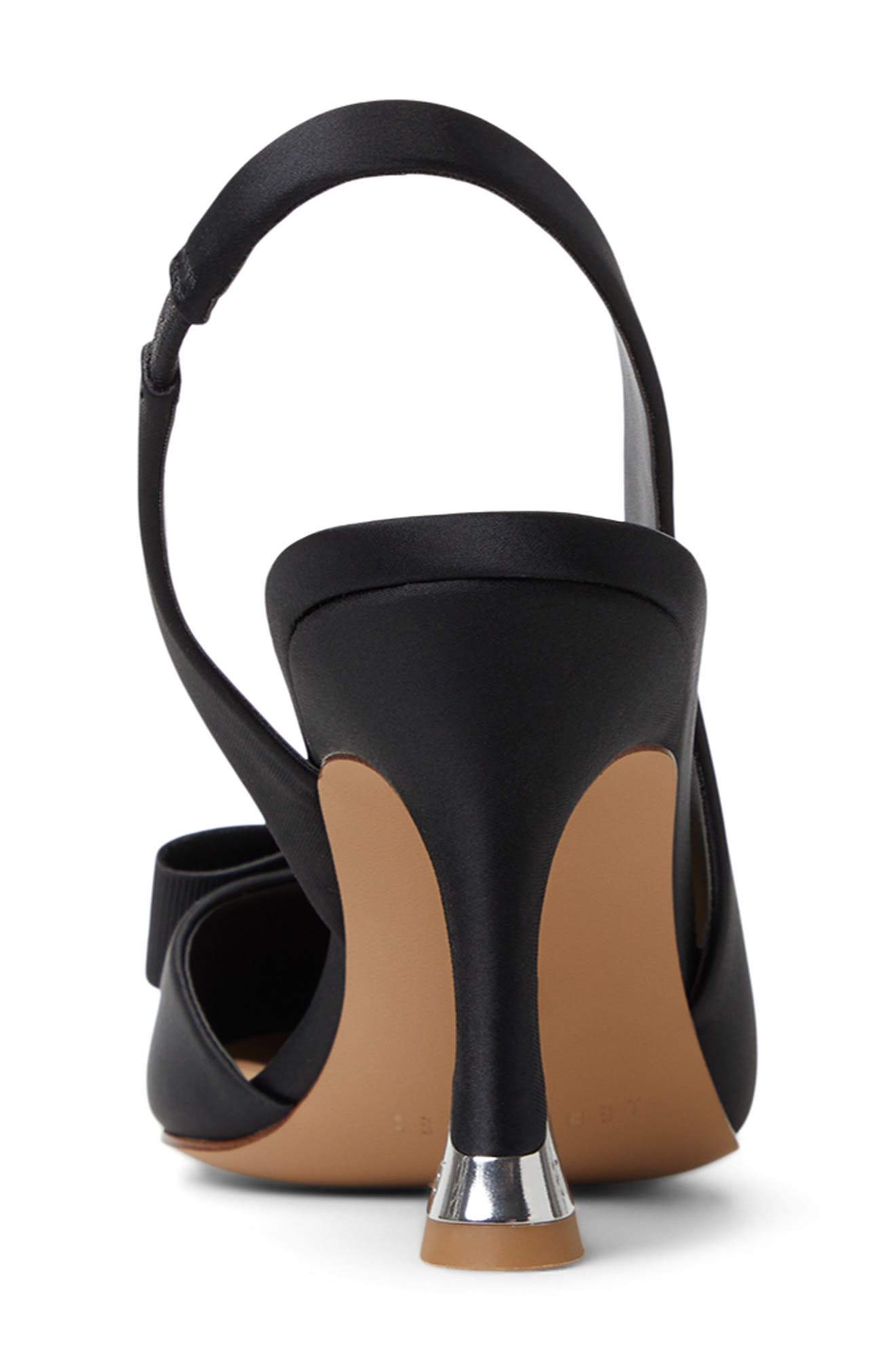 Ted Baker Lola Bow Slingback Pointed Toe Pump, Alternate, color, Black