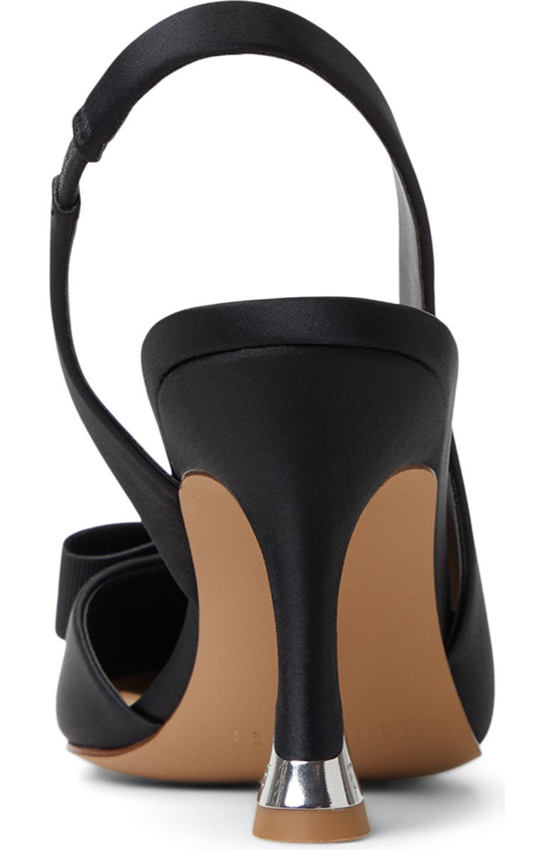 Ted Baker Lola Bow Slingback Pointed Toe Pump, Alternate, color, Black