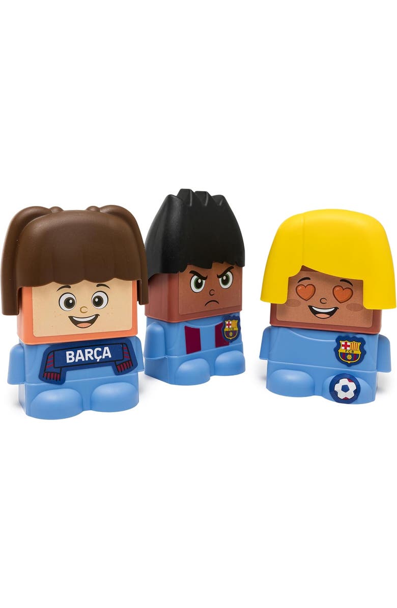 Miniland EmoTeam FC Barcelona Emotion Soccer Game for 2 Years and Up, Alternate, color, Brown