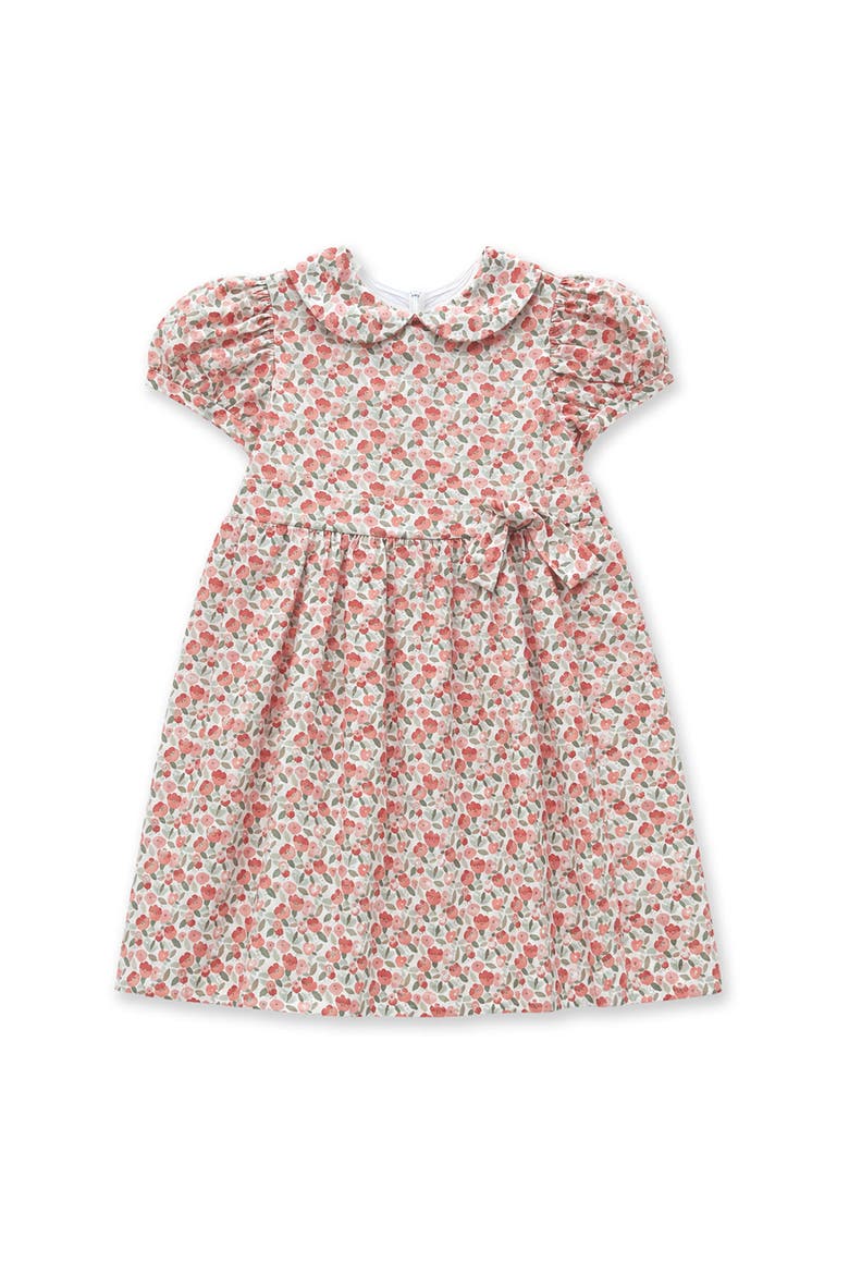 Floral Dress with Tie, Main, color, Pink Floral