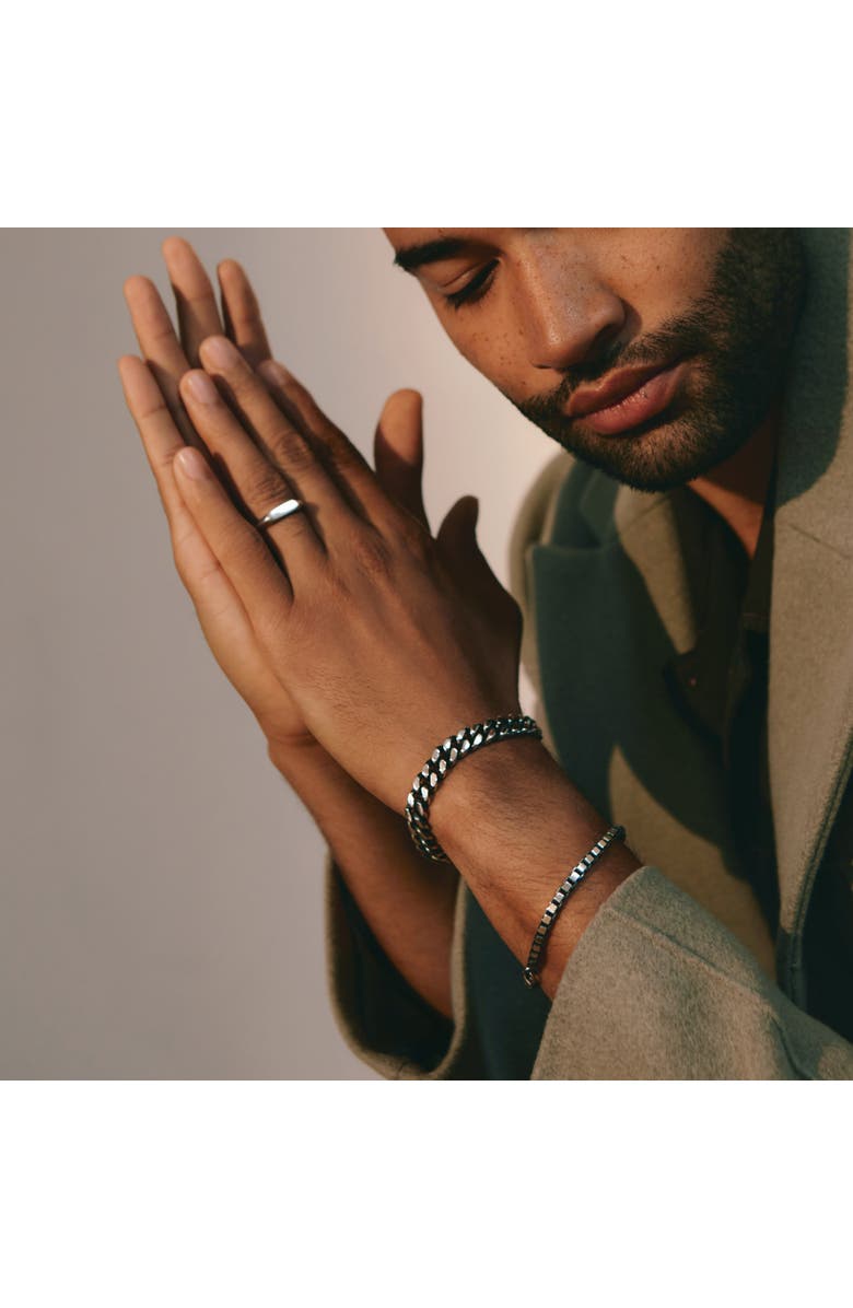 LOUPN Box Chain Bracelet, Alternate, color, Silver