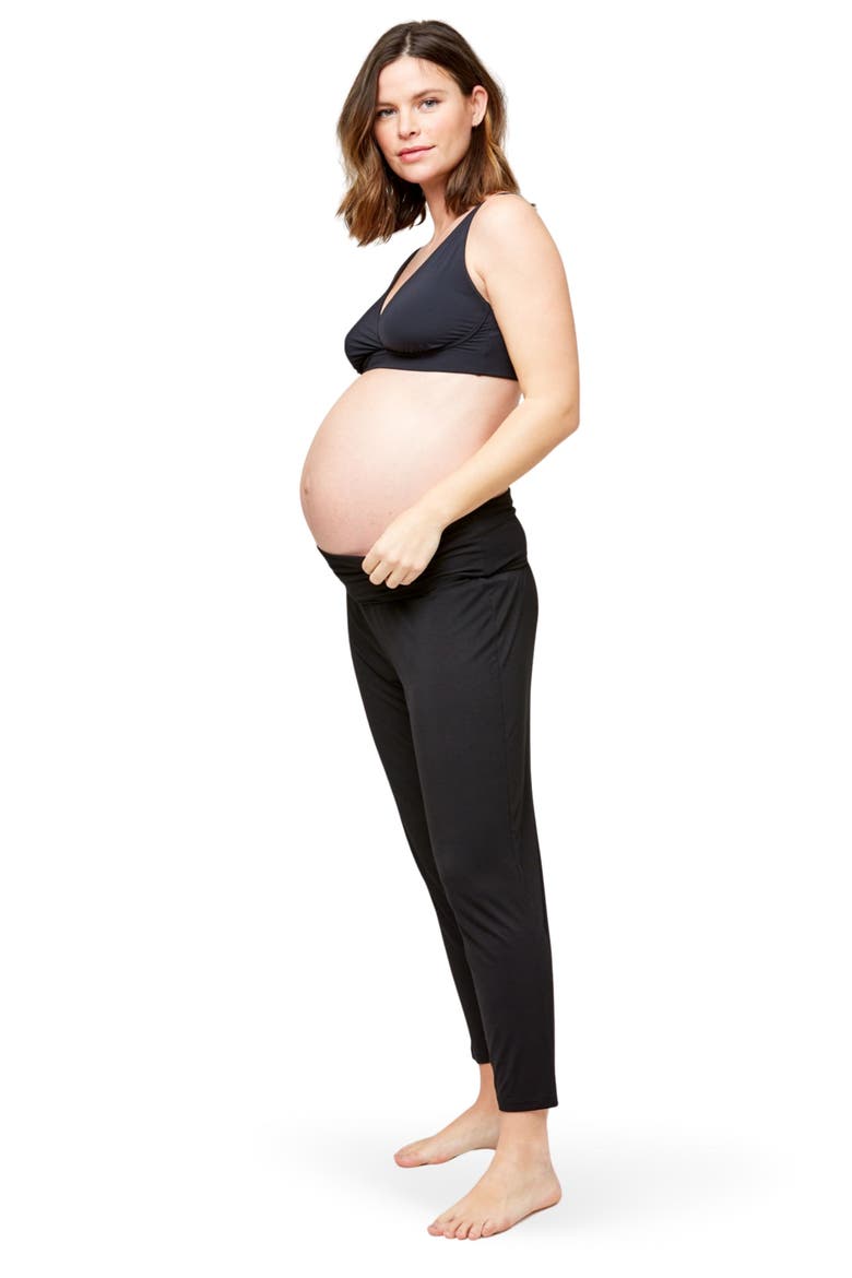 Max Maternity Lounge Pants, Alternate, color, BLACK