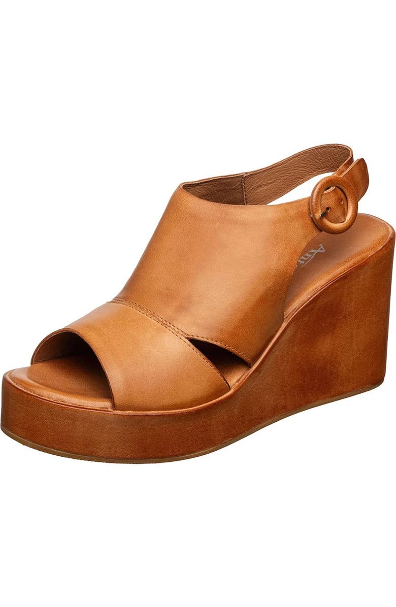 ANTELOPE Ramira Platform Wedge Sandal, Main, color, Taupe