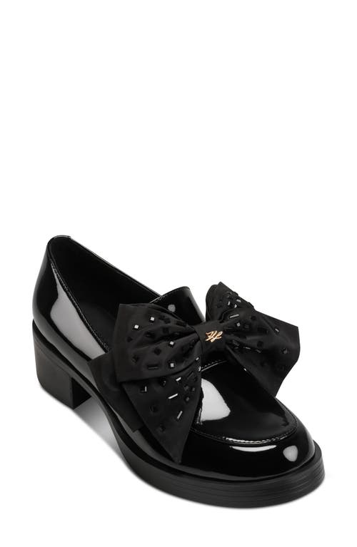 Karl Lagerfeld Paris Camilia Bow Loafer In Animal Print