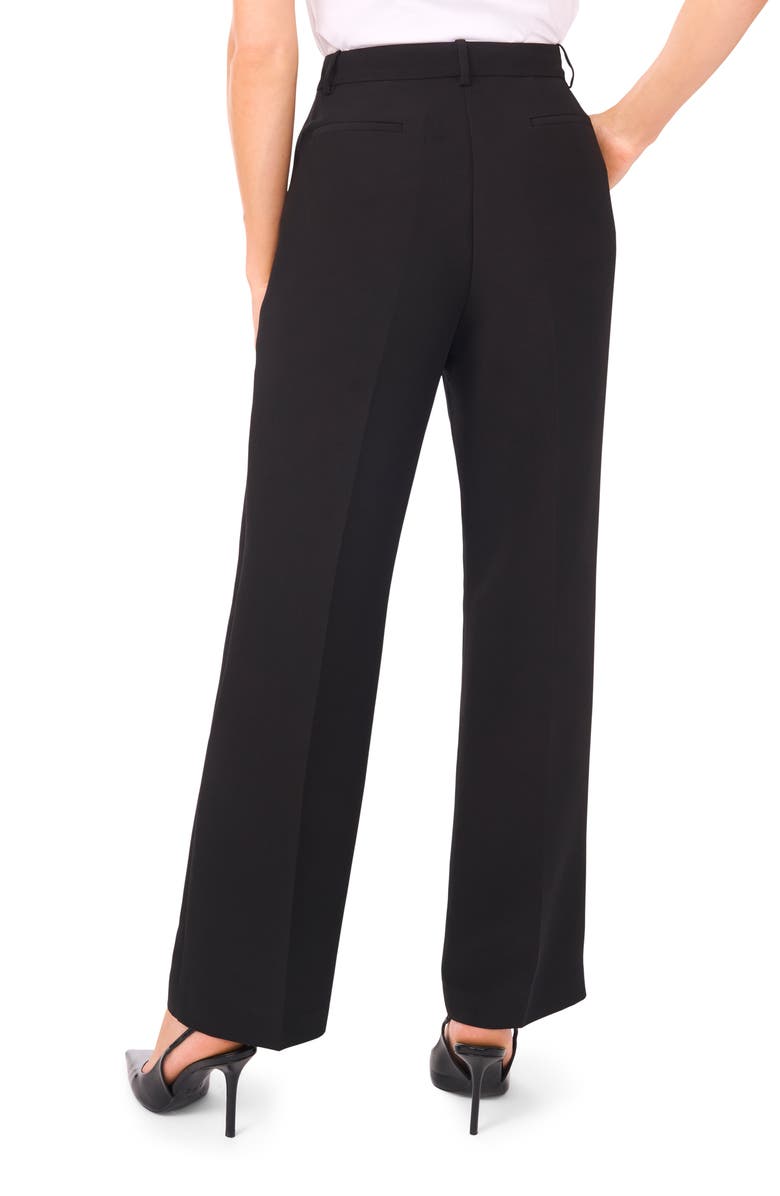 Halogen<sup>®</sup> High Waist Straight Leg Pants, Alternate, color, Rich Black