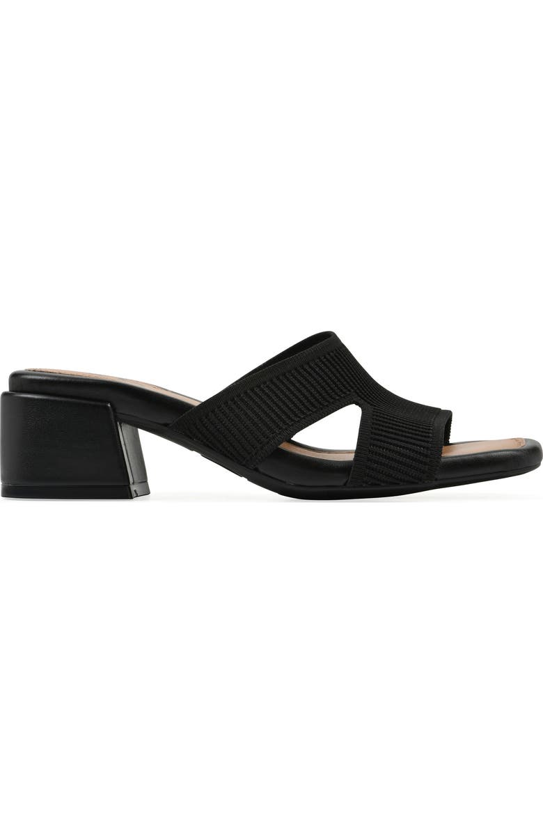 CLIFFS BY WHITE MOUNTAIN Milled Sandal, Alternate, color, Black Fabric