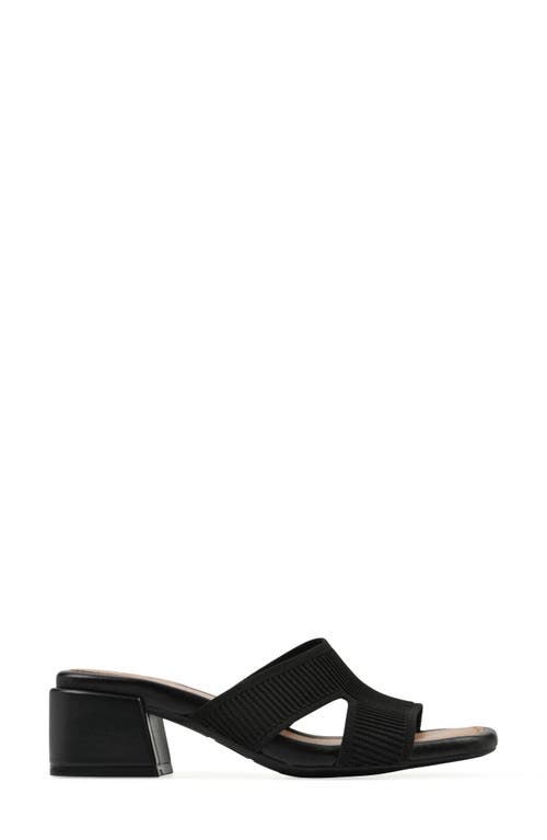 Cliffs By White Mountain Milled Sandal In Black Fabric
