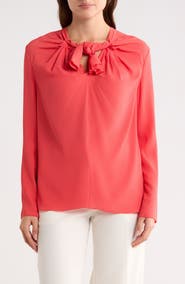 Longchamp Tie Neck Top