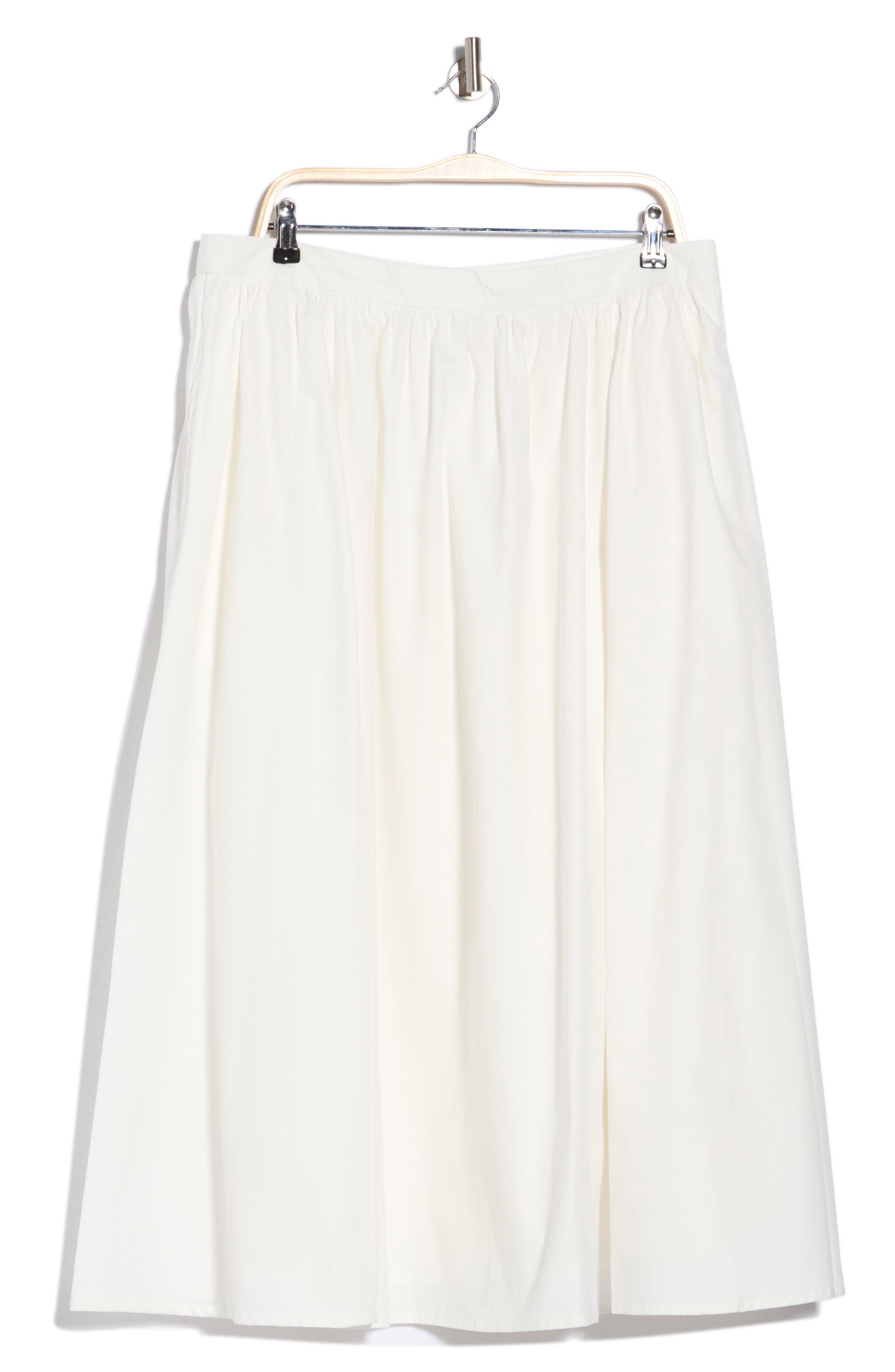 Cotton Poplin Maxi Skirt