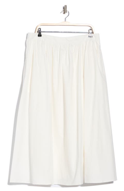 Cotton Poplin Maxi Skirt