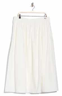Cotton Poplin Maxi Skirt