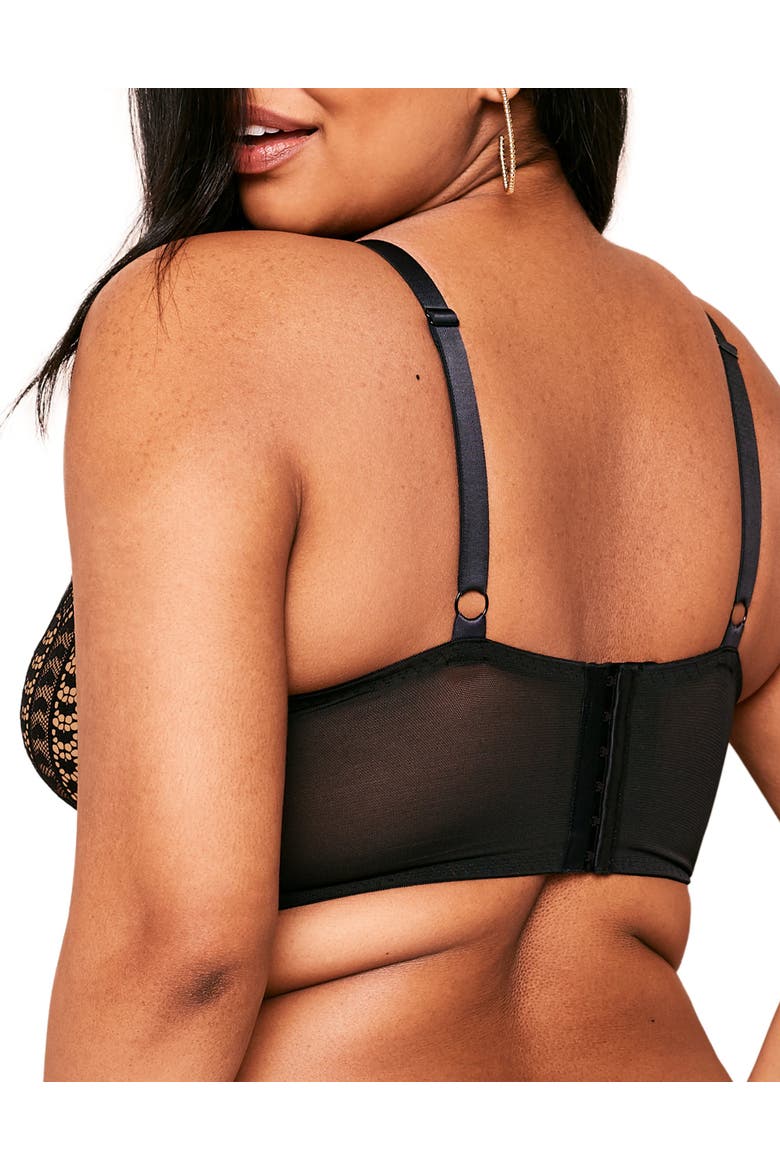Nymphadora Contour Balconette Bra, Alternate, color, Black