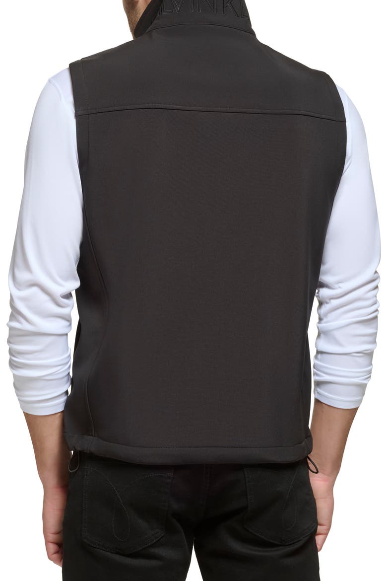 Softshell Fleece Vest, Alternate, color, BLACK