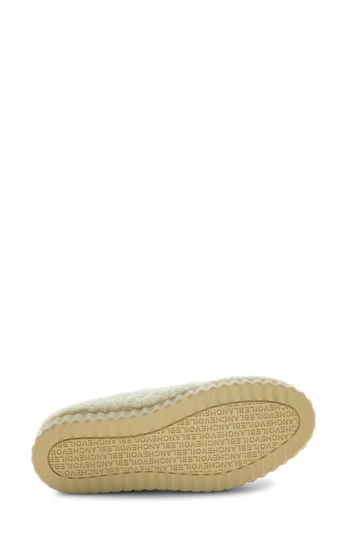 Voile Blanche Gina Faux Shearling Clog In Brown