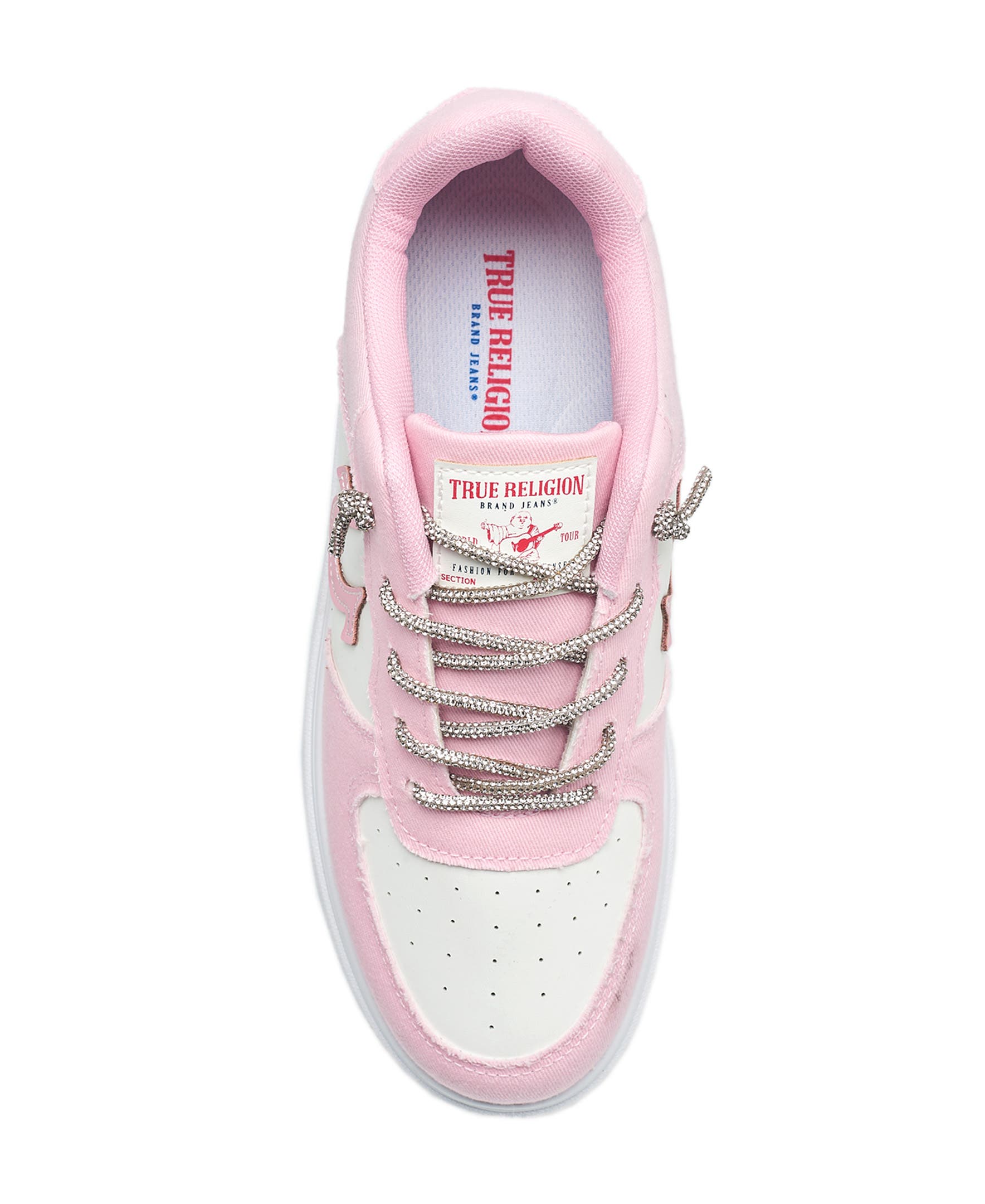 Ladies Allison Logo Sneaker, Alternate, color, PINK