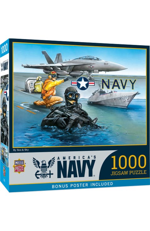 US Navy By Sea & Sky 1000 Piece Puzzle