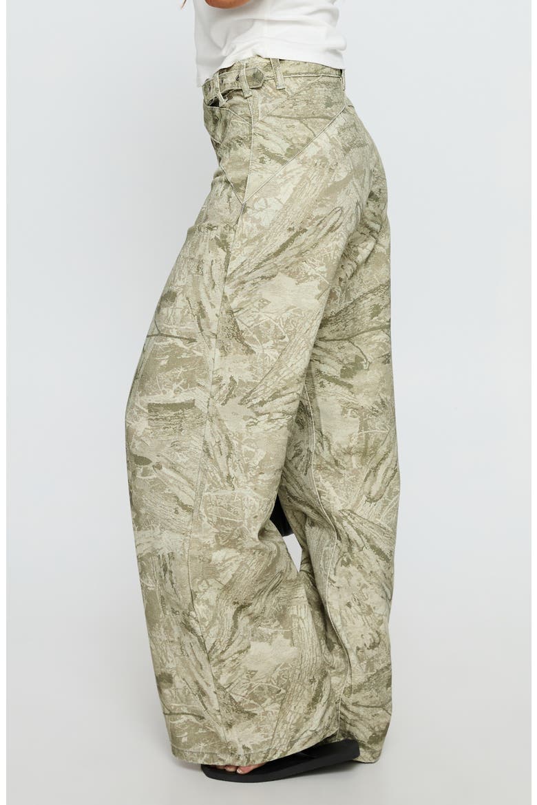 McKinley Mid Rise Wide Leg Camo Jeans, Alternate, color, CAMOFLAUGE