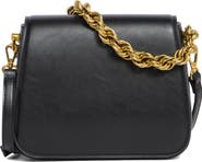 BCBG Twisted Top Handle Saddle Bag