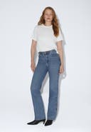 Dr. Denim Moxy High Straight Jeans