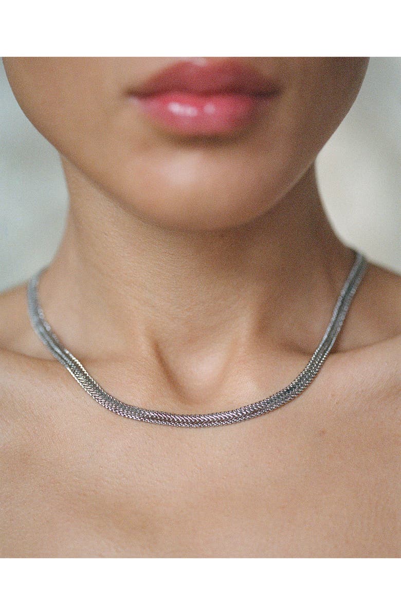 Luv AJ The Arezou Snake Chain Collar Necklace, Alternate, color, 