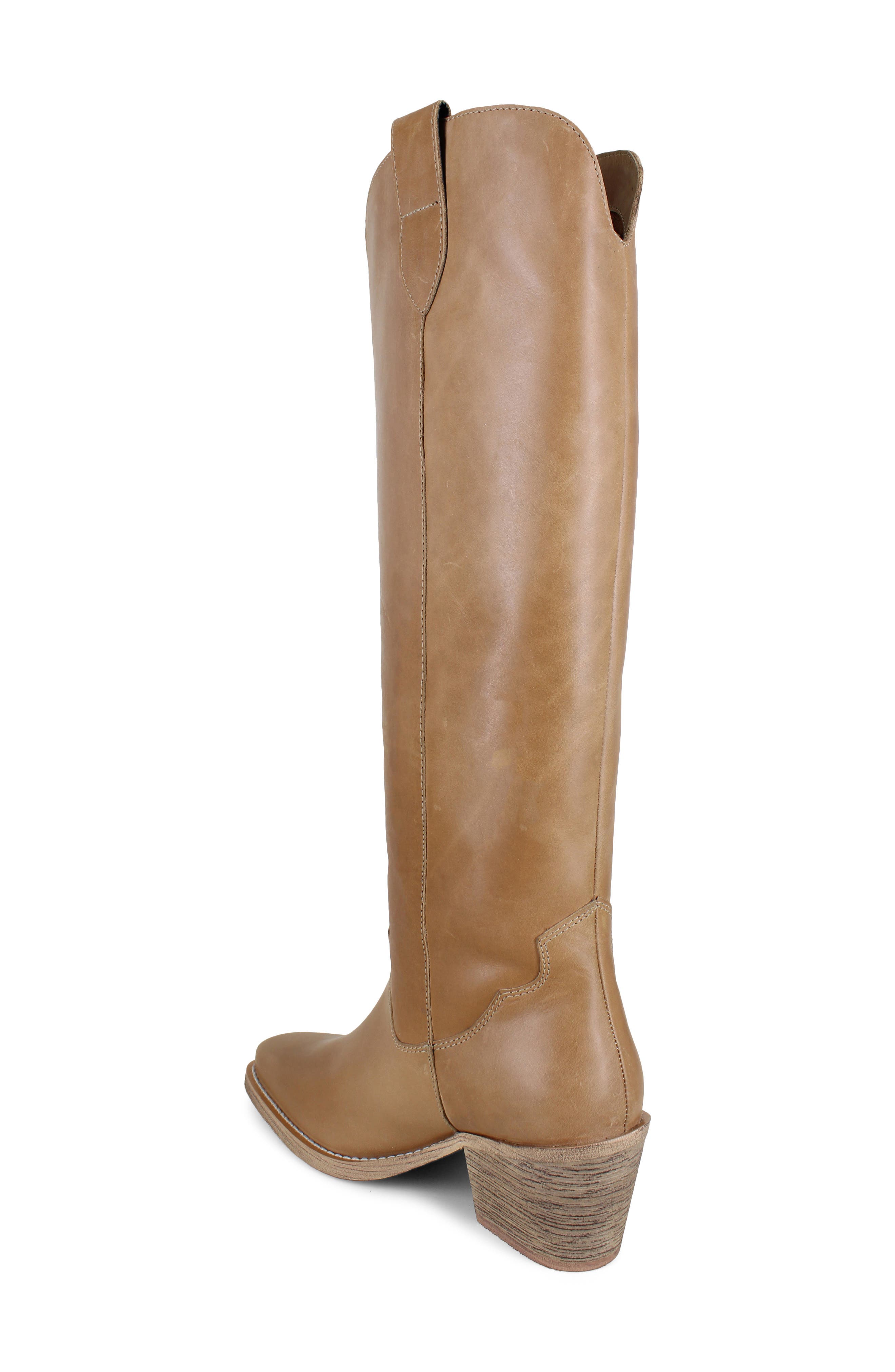 Bangor Western Boot, Alternate, color, CAMEL LEATHER