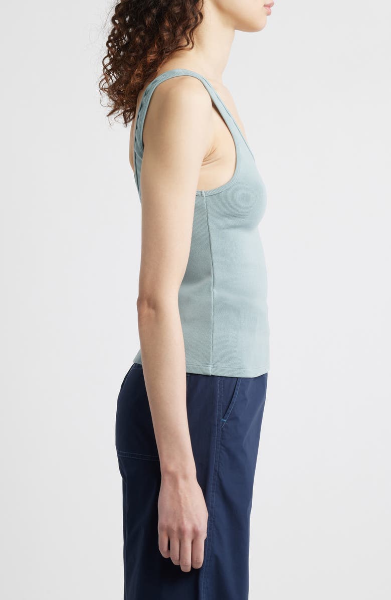 Wyeth Ella Rib Tank, Alternate, color, Azure
