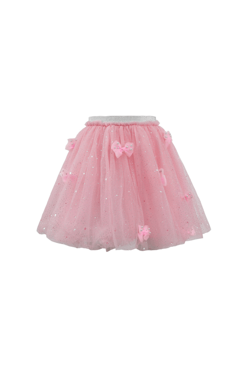 Bows and Pearls Tutu, Main, color, Pink