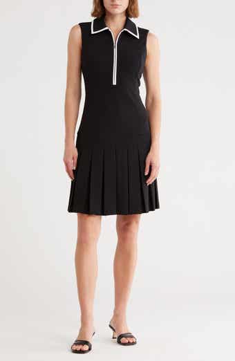 Calvin Klein Piped Sleeveless Tennis Dress