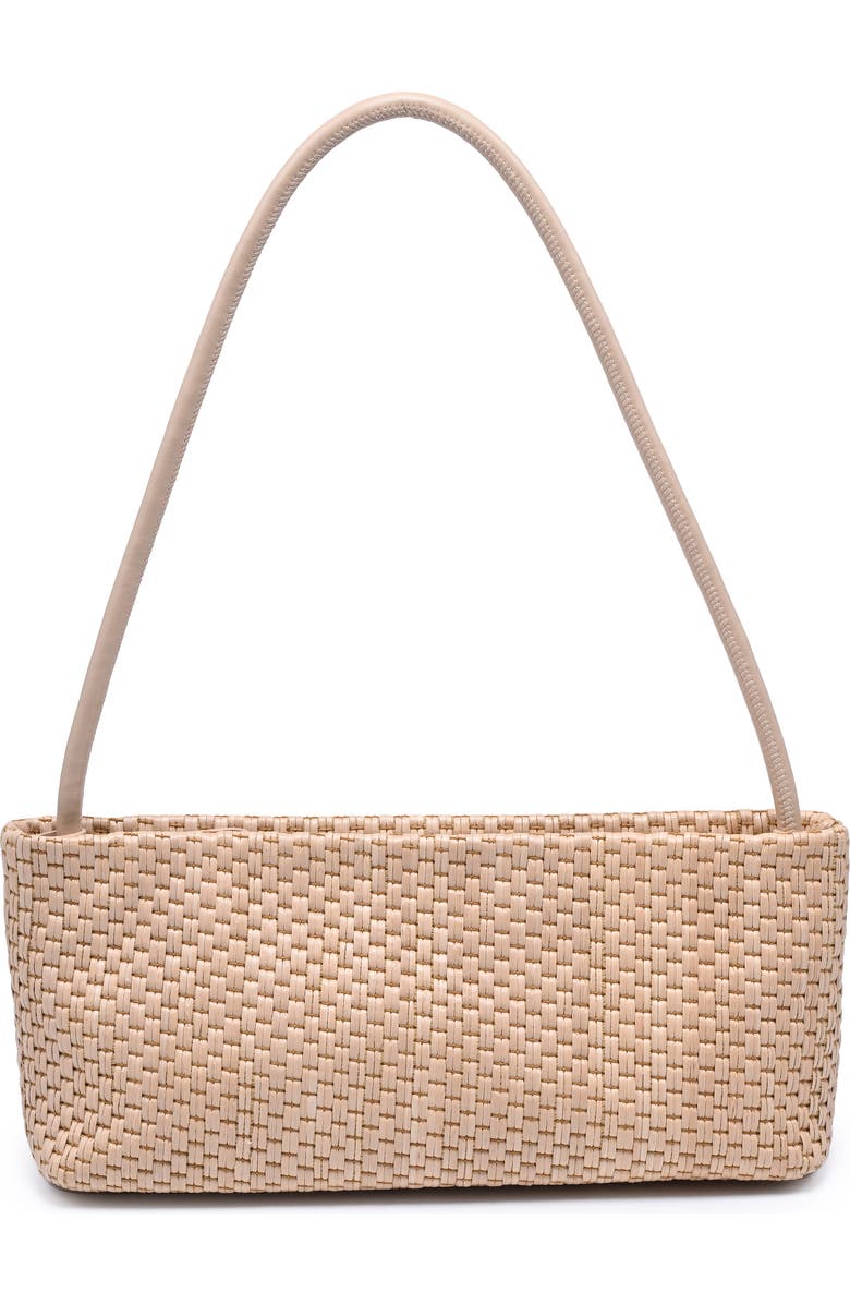 MODA LUXE Straw Shoulder Bag, Main, color, Natural