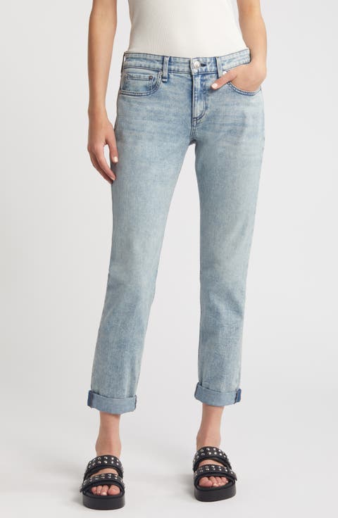 Dre Low Rise Slim Boyfriend Jeans (Asher)
