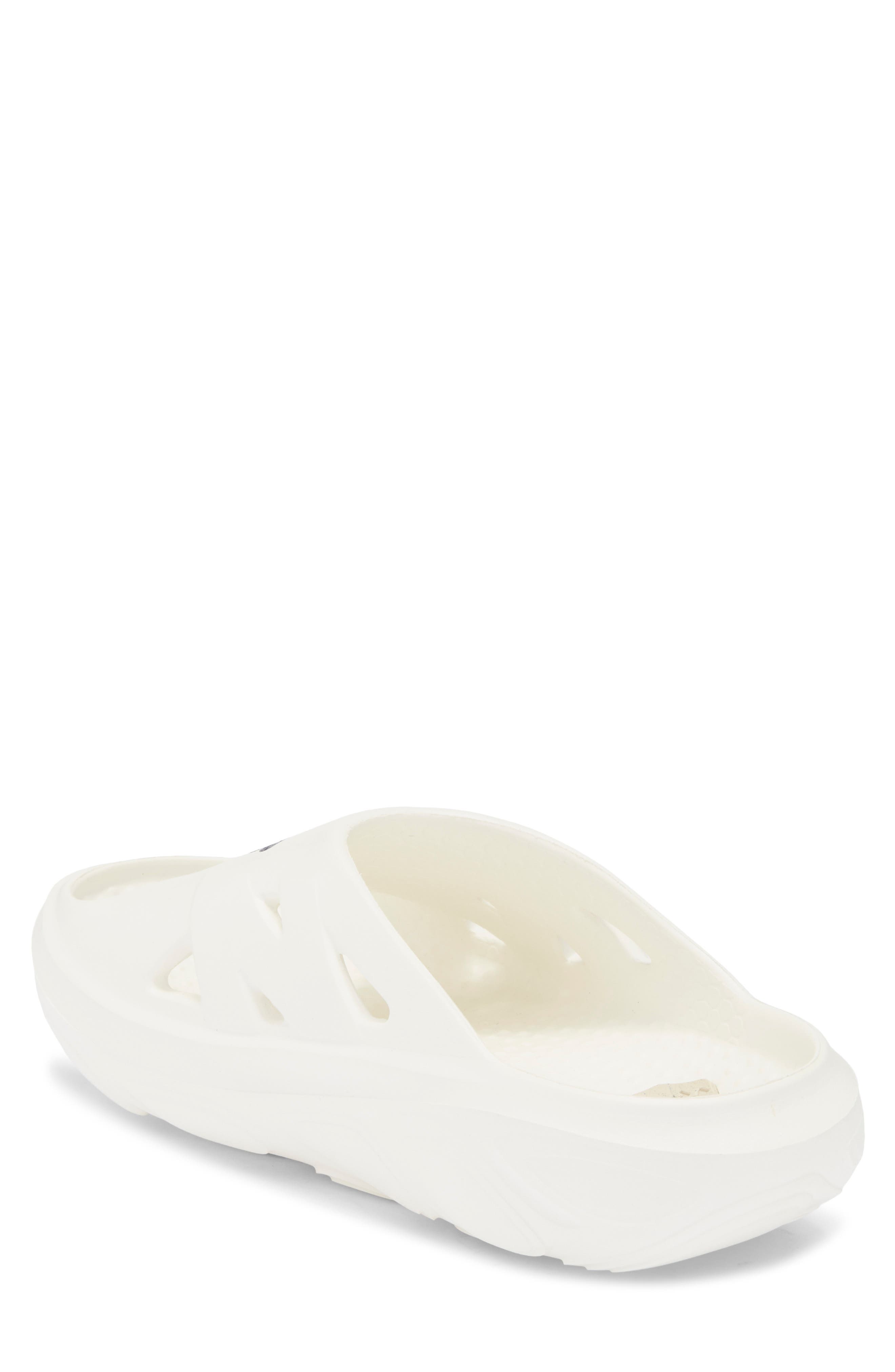 New Balance Cvrys Slide Sandal, Alternate, color, Sea Salt/ Navy