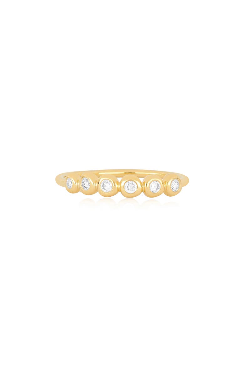 Pillow Diamond Bezel Ring, Main, color, 14K YELLOW GOLD
