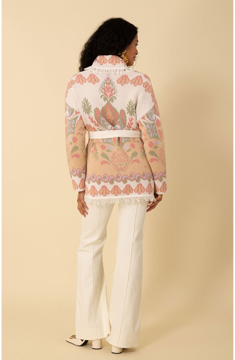 Halebob Irene Jacquard Wrap Sweater, Alternate, color,