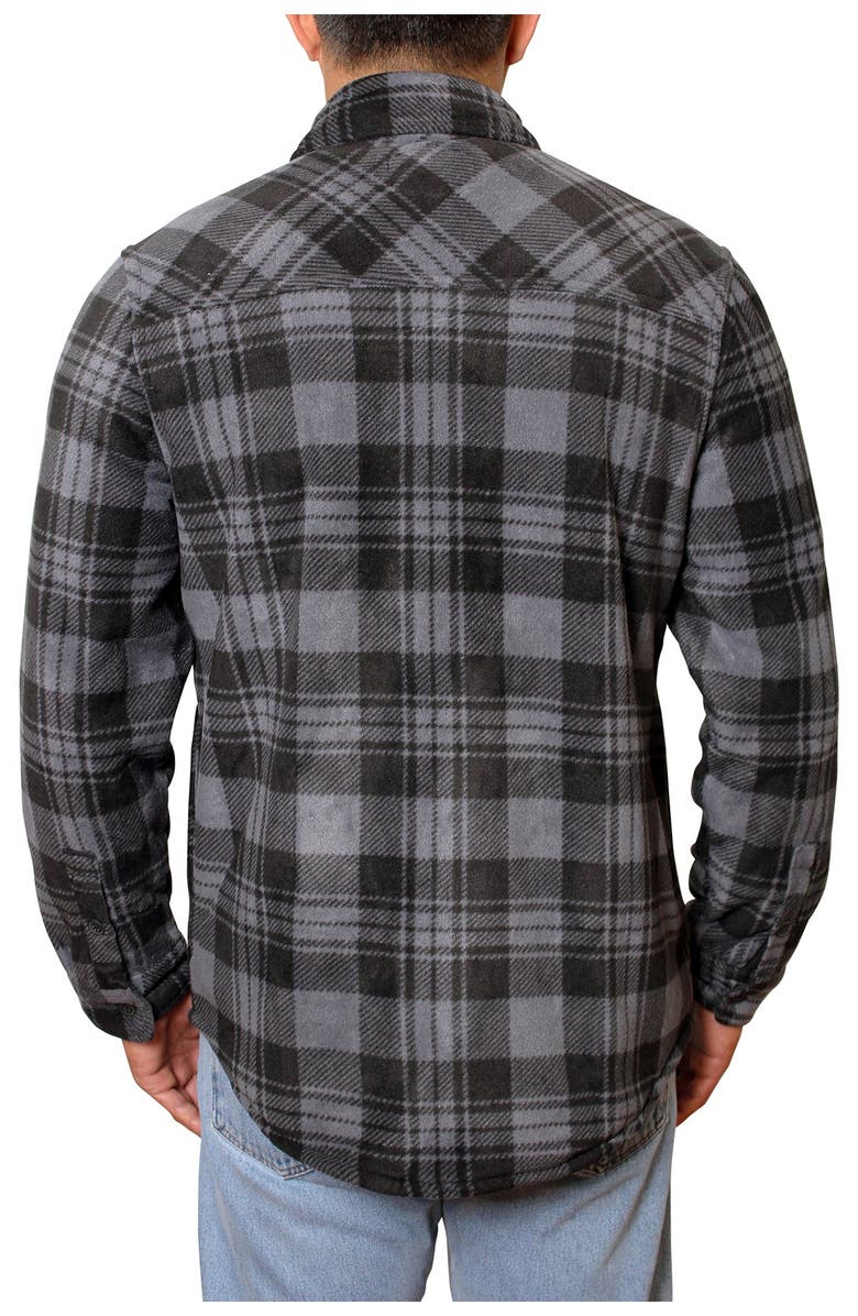 FREEDOM FOUNDRY Fleece Plaid Regular Fit Shirt Jacket, Alternate, color,