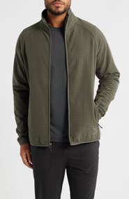 Free Fly Bonded Grid Fleece Zip Jacket
