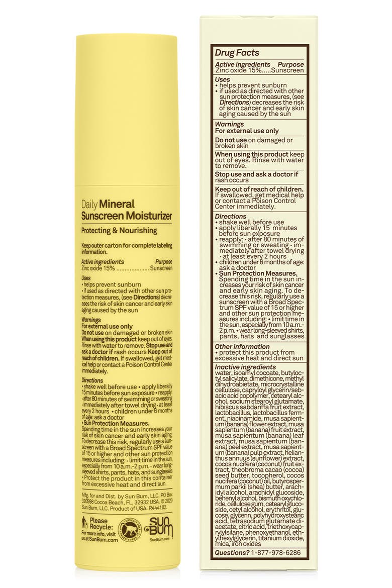 Daily Mineral Sunscreen Moisturizer - SPF 30, Alternate, color, NO COLOR