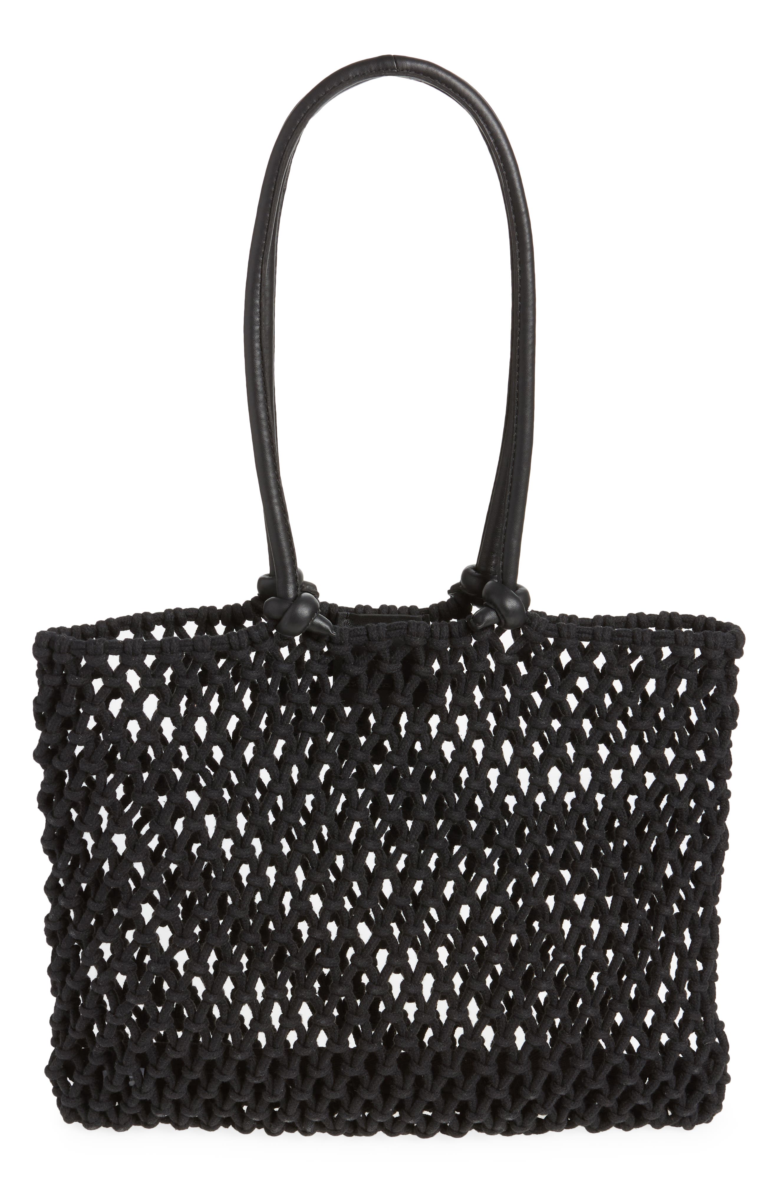Clare V. Sandy Woven Market Tote, Main, color, 