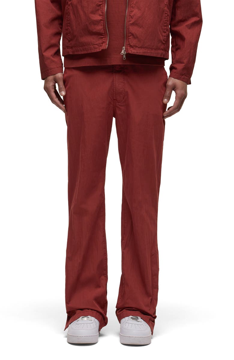 Hudson Jeans Walker Flare Pants, Main, color, Red Clay