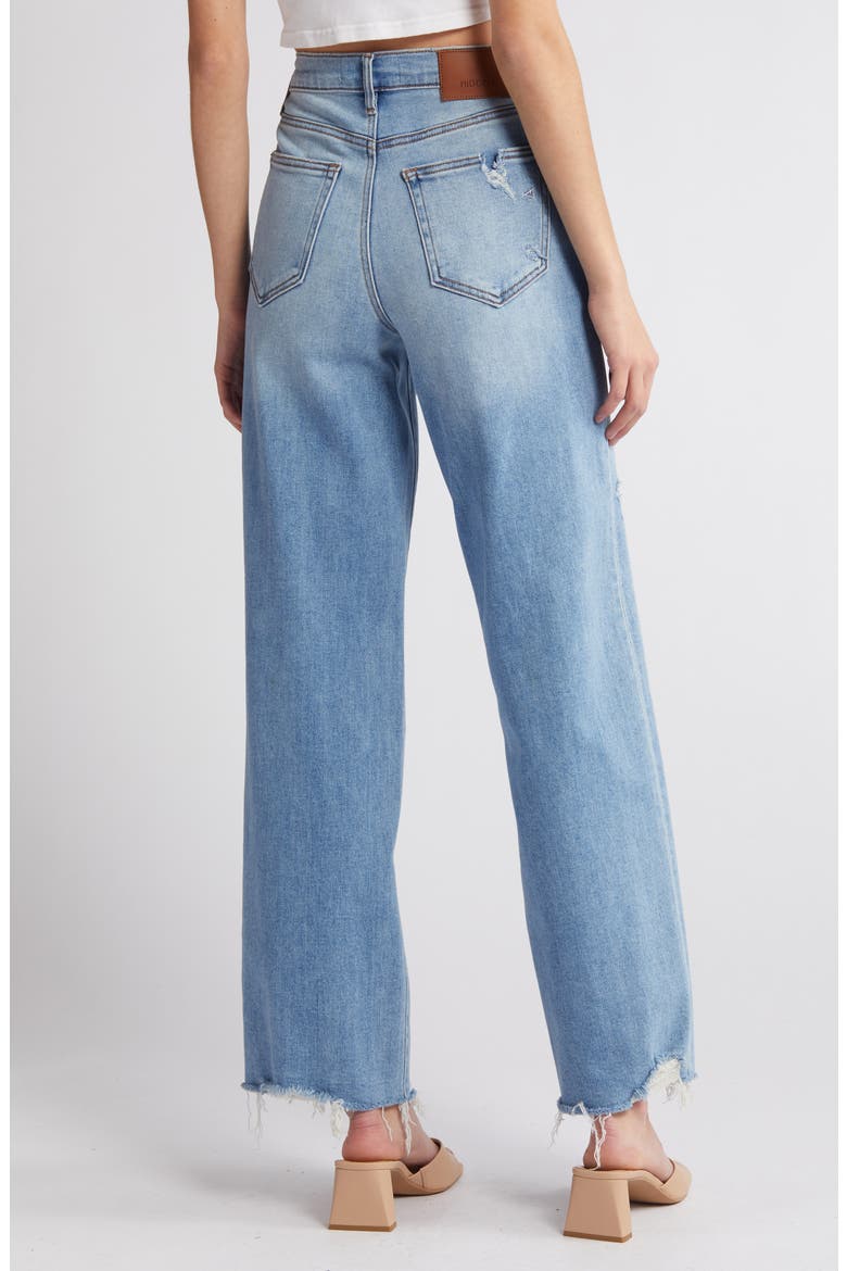 Logan High Waist Wide Leg Dad Jeans, Alternate, color, LIGHT WASH