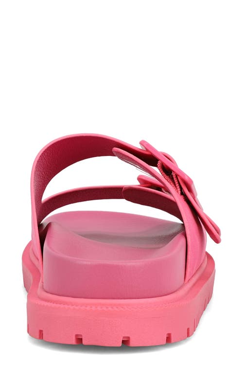 Mia Gen Slide Sandal In Hot Pink